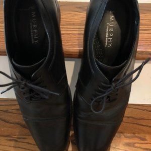Black Johnston and Murphy lace up shoes (worn 3 times)